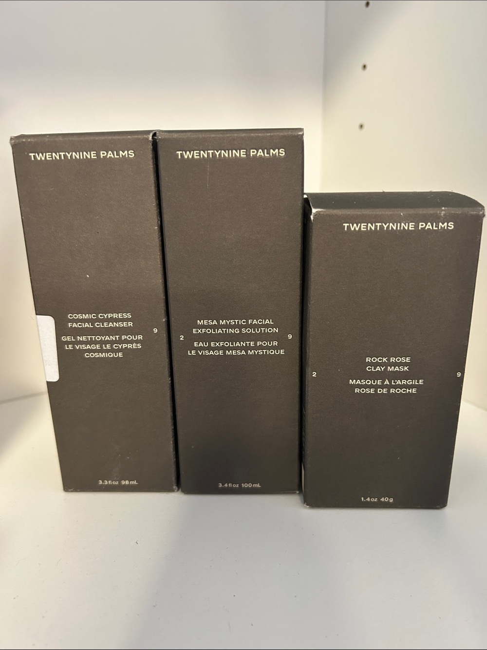 TWENTYNINE PALMS Rock Rose Clay Mask /facial cleanser/exfoliating — set 3